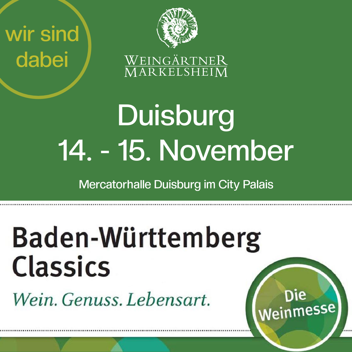 Weinmesse Baden-Württemberg Classics Duisburg
